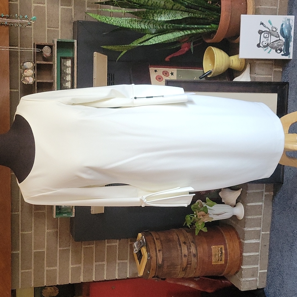 Calvin Klein size 12 white dress